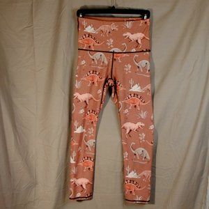 Yoga Democracy Stokasaurus Crop Leggings Size XS